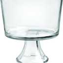Anchor Hocking Presence Trifle Footed Dessert Bowl, Crystal Clear Glass -