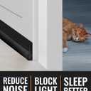 Everlasting Comfort One Sided Door Draft Stopper for Bottom of Doors - Quick Install Sound Proofing Strip Gap Filler, Cold Air & Noise Blocker Sweep for Home, Bedroom and Apartment- Fits 36" Doors