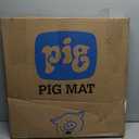 PIG Barrel Top Absorbent Mat - Lightweight for 55 Gallon Drums with Bungs (.75" Dia. and 2" Dia) - 25 Pads - 22" Diameter - MAT244