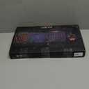 CHONCHOW Gaming Keyboard and Mouse Combo, USB Wired RGB Backlit Anti-Ghosting Silent Keyboard with Ergonomic Wrist Rest & Phone Holder, 7D 7200DPI Gaming Mouse for PC Gamer Xbox PS4 PS5 (RGB-Black)