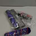 Upgraded 2 Brushes Vacuum Head Replacement for Dyson V7/V8/V10/V11/V15/SV10/SV11/SV12/SV14/SV15/SV22((Not for Slim) | Anti-Tangle Motorhead with LED Light | Quick-Release Cordless Vacuum Cleaner Head