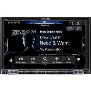 Alpine X308U, 8" Mech-Less Restyle Navigation Receiver w/CarPlay & Android Auto