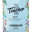 Best Teacher Ever Socks “This Teacher Is Off Duty” Sole Women's One Size 6 - 11 (Pack Of 2)