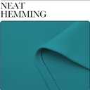 NICETOWN Room Darkening Curtains 48 inch Length 2 Panels, Thermal Insulated Grommet Blackout Curtains for Modern Casual Elegant Bedroom Kids Room Theme Decoration (Peacock Teal, 2 Pieces, W42)
