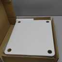 Furinno JUST Side Table, 3Tier End Table, Open Shelves Night Stand, Bedside Table, Toolless Assembly, for Living Room, Bedroom, Bathroom, White