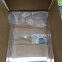 STORi SimpleSort 2-Piece Stackable Clear Drawer Organizer Set | 12" x 9" x 2" Rectangle Trays | Wide Makeup Vanity Storage Bins and Office Desk Drawer Dividers | Made in USA