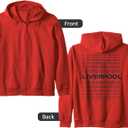 Minimalist City - United Kingdom Modern Liverpool Zip Hoodie, Size S