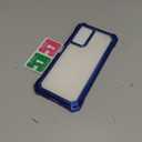 Ailiber for TCL 40T Cell Phone Case, TCL 40 XL T608M Case with Screen Protector, Dual Layer Shockproof Bumper, Clear Transparent Anti Yellowing, Slim [Scratch-Resistant] Cover-Blue