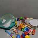 LOOIKOOS Toddler Musical Instruments,Wooden Percussion Instruments Toy for Kids Preschool Educational Musical Toys Set for Boys and Girls with Storage Bag