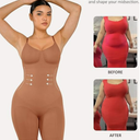 FeelinGirl Shapewear Bodysuit Tummy Control Seamless Sculpting Hip Enhancer Body Shaper for Women, XL
