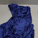 YMDUCH Women's Elegant One Shoulder Sleeveless Twist Waist Bodycon Party Long Dress M