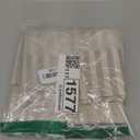 jinchan Striped Linen Kitchen Curtains 24 Inches Tier Curtains Farmhouse Modern Cafe Style Small Window Treatments Airy Light Filtering Rod Pocket for Living Room Bathroom 2 Panels Taupe Grey