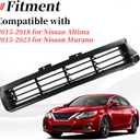 Active Grille Shutter without Motor Compatible with 2015-2018 Nissan Altima 2015-2023 Nissan Murano Replacement for 62330-9HS0A NI1206102