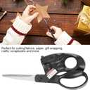 2 x Professional Laser Guided Sewing Scissors for Home Craft Wrapping Gift Fabric Sewing Cut Straight Fast for Fabric Paper Crafts | Upgraded Ergonomic Handle
