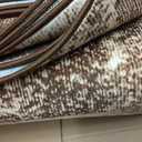 Kelarea Living Room Rug, 9x12 Rug Modern Abstract Washable Rugs, Brown Vintage Low Pile Carpet, Non Slip Large Rugs for Bedroom, Dining Room, College Dorm, Home Office