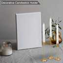 PATIKIL Gold Candlestick Holder Set of 3 Candle Stick Vintage Long Taper Candle Holders Fits 3/4" Candles for Halloween Christmas Wedding Dining Table Decor