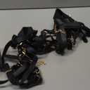 Lilosy Sexy Strappy Underwire Push Up Garter Belt Lingerie Set Harness Cutout Outfits Matching Bra Panty 3 Piece (Medium)