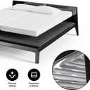 Imperius Breathable, Noise Minimizing, Moisture Resistant Bunkie boards, Low Profile Bed Support, Large Double Bed 10mm Bunkie Board, Folding Spring Box, Light and Thin ,Queen Size 60x80''