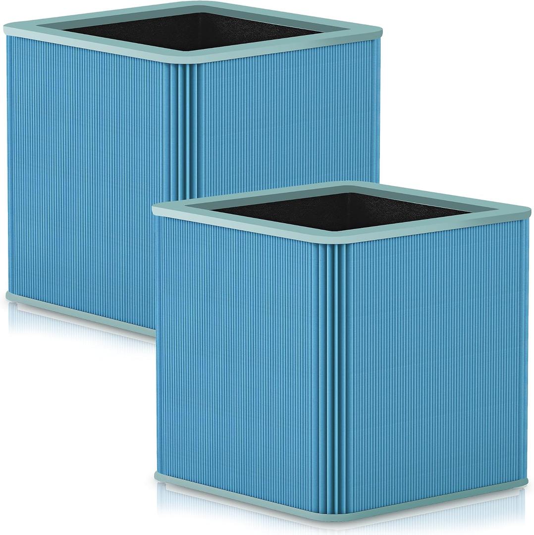 211+ Replacement Filter Compatible with 211+ Air Cleaner Purifier, Particle and Activated Carbon Replacement AllergenBlock Filter 2 Pack