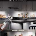 EZVALO 5-Pack Under Cabinet Lighting, 2400mAh Motion Sensor Light, LED Closet Lights Wireless, 6500K Dimmable, Timer, Magnetic, with Remote Control for Kitchen, Closet, Stair (Cool White)