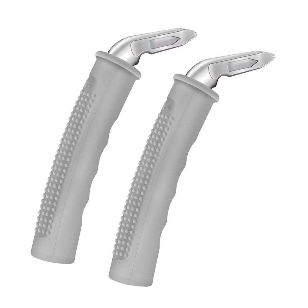 2 Pack Car Door Handle for Elderly - Auto Grab Handles - Portable Bar Car Support Handle for Elderly Supports Up to 450 Pounds (Grey)