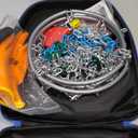 Heavy Duty AutoFixing Snow Chains Tire Chains for Light Truck, SUV & Pickup, Self-Tightening Design for Easy Installation, Titanium Alloy for Superior Durability,Set of 2(HRV-265,Auto-Trac)