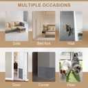 158x15.8 Trimmable Cat Scratching Post Carpet Cover Cat Scratcher Mat Self-Adhesive Tree Shelves Replacement Parts Mat Cat Scratcher Couch Furniture Protector for Indoor Cats (158"*15.8",Dark Grey)