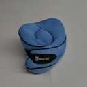 SNUGL Travel Pillow  Memory Foam Pillows - Neck Pillow for Airplane with Carry Bag & Clip  Neck Support Pillows for Pain Relief - Airplane Travel Essentials (Adult Regular - Teal)