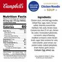 Campbell’s Condensed 25% Less Sodium Chicken Noodle Soup, 10.75 oz Can (Pack of 12)