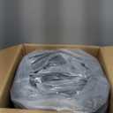 MAXYOYO Tri-Fold Mattress, 6 Inch Tufted Folding Futon Foam Bed, Foldable Floor Mattress Guest Bed Futon Topper Portable Camping Sleeping with Corded Fabric, Dark Grey, 35.4"x75" (Twin)