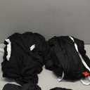 NAISI Couch Cover L Shape 2 Pieces Sofa Cover Soft Stretch Slipcovers with 2pcs Pillowcases Furniture Protector Sectional Couch Covers 3 Seater + 3 Seater(Black)