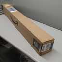 LazBlinds No Tools No Drill 1" Vinyl Mini Blinds, Cordless Blinds for Windows, Light Filtering Horizontal Window Blinds & Shades, 47" W x 72" H, White