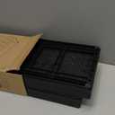 Under Sink Organizer 2 Pack,Bathroom Under Cabinet Storage with Pull Out Sliding Drawers for Kitchen Organization,12.8 Inch,Black