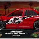 Jada Fast & Furious 2006 Mitsubishi Lancer Evolution IX Die-Cast Car 1:24 Scale Toys