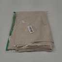 Alsoo Rectangle Tablecloth 60×75 Inch Linen Waterproof Stain Resistant Table Cloths Wrinkle Free Wipeable Table Cover for Dining/Party/Buffet/Wedding/Kitchen, Anti-Shrink Washable, Light Brown