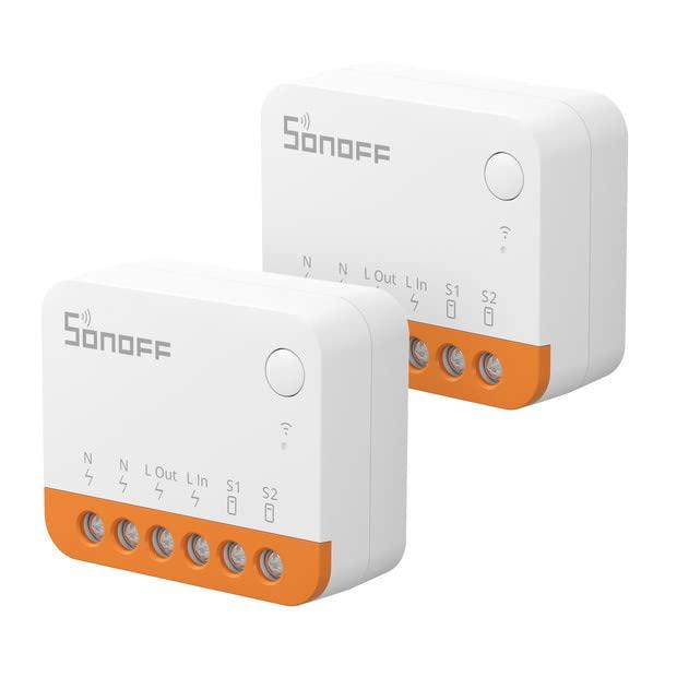 SONOFF MINIR4 10A Smart WiFi Extreme Wireless Light Switch,Universal DIY Module for Smart Home Automation Solution, Compatible with Alexa & Google Home