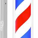 35'' Silver Barber Pole Light