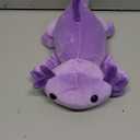 Axolotl Plush Toy, 10.8 Soft Cute Axolotl Stuffed Cotton Plush Pillow Kawaii Salamander Animal for Boys Girls Kids Gift (Purple)