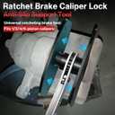 Preciva Brake Caliper Compression Tool, Caliper Piston Compressor Tool with 360 Rotating Ratchet