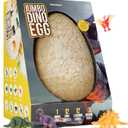 Jumbo Dino Easter Egg - Unearth 12 Unique Large Surprise Dinosaurs in One Giant Filled Egg -Easter Gifts for Kids - Discover Dinosaur Archaeology Science STEM Crafts Gifts for Boys & Girls