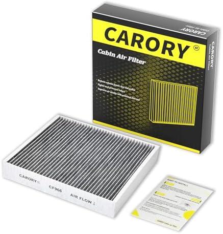 CARORY Cabin Air Filter w/Activated Carbon for Select 2013-2024 Chevy, GMC, Cadillac, Buick Models - Silverado, Sierra, Equinox, Acadia, Blazer, Colorado, Malibu, Tahoe, Terrain, Traverse, and More