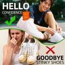 Shoe Deodorizer,Charcoal Odor Absorber,Odor Eliminator, Air Freshener, Reusable Smell Absorber for Shoes, Gym Bags(4 Pack) (3.88 Ounce (Pack of 4), Orange)