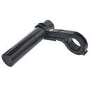 UPANBIKE Bike Handlebar Extender Extension Carbon Fiber Bracket Aluminum Alloy Clamp For Bicycle Speedometer Headlight Light Lamp Holder (Black,10cm Single Clamp)