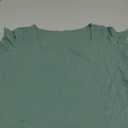 Dwnval Womens Sexy Short Sleeve Square Neck Tops Double Lined Basic Slim Fit Crop T Shirt 2025 Summer (XX-Large, 2# Sage Green)