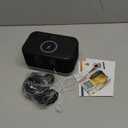 Bluetooth Alarm Clock Radio Bedroom, Digital Dual Alarm Clock Bedroom, Up to 10 Alarms Clock Night Light Speaker App/Button Control FM Charge Snooze Adjustable Brightness Dim 12/24H, Matte Black