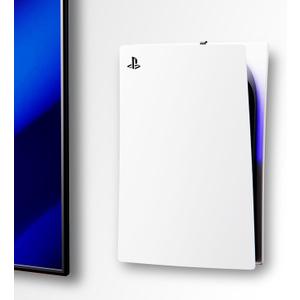 PS5 Wall Mount for PlayStation 5 Console - Sleek Hidden Design for Mounting Near or Behind TV, 2 Controller & Headset Holders Included (PS5 Original/PS5 Pro)