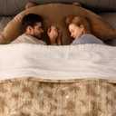 Bearhug Electric Blanket King Size with Dual Controls, 10 Heat Levels & 1-12H Auto Shut-Off, Fast Heating Soft Faux Fur to Sherpa Heated Blanket for Couples, Machine Washable, Champange