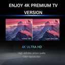 2026 TV Antenna for Smart TV and Old TV, 2200+ Miles Range HD Digital TV Antenna Indoor with 360 Signal Strongest Booster, Supports Local Channels 1080P 4K Reception for Home, RV, Camping (33ft)