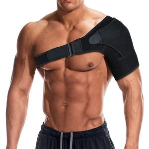 Shoulder Support with Pressure Pad for Men and Women, Adjustable Shoulder Support for Broken Rotor, Fits Right or Left Shoulder