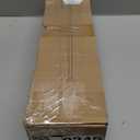 Modern Black Curtain Rods Set, 48-84 Inches Adjustable, Heavy Duty 1 Inch Diameter, Decorative Finials, 2 Pack, for Windows, Outdoor, Farmhouse, Bedroom, Kitchen, Living Room